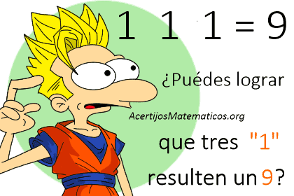 acertijo matematico de encontrar el nueve